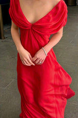 Sweety Pink V-Neck A-Line Prom Gown with Layered Ruffles