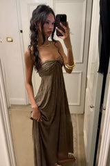 Chic Dark Green Sweetheart A-Line Party Dress with Bead Embellishments