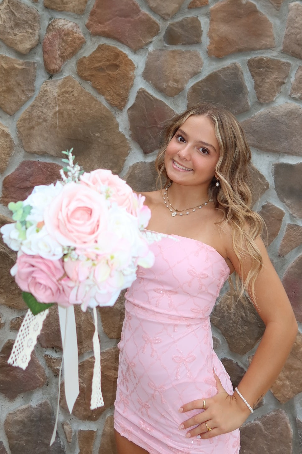 Romantic Light Pink Sheath Homecoming Dress with Open Criss Cross Back Design