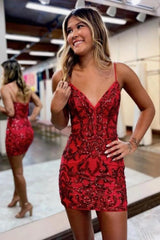 Stunning Royal Blue Glitter Embellished Homecoming Dress with Delicate Straps