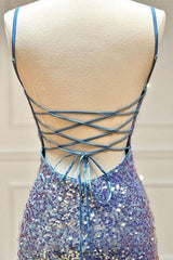 Romantic Sparkly Homecoming Dress with Sequin Detail and Elegant Strap Style