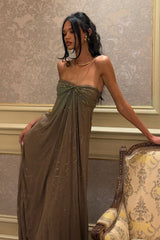 Chic Dark Green Sweetheart A-Line Party Dress with Bead Embellishments